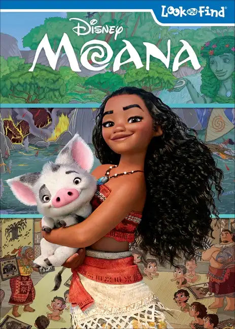 Disney Moana: Look and Find - Library Binding