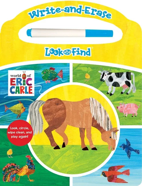 World of Eric Carle: Write-And-Erase Look and Find - Board Book