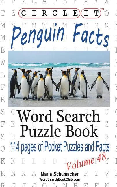 Circle It, Penguin Facts, Word Search, Puzzle Book - Paperback