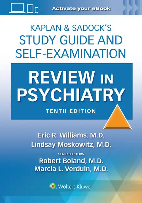 Kaplan & Sadock's Study Guide and Self-Examination Review in Psychiatry: Print + eBook with Multimedia - Paperback