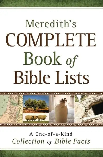 Meredith's Complete Book of Bible Lists - Paperback
