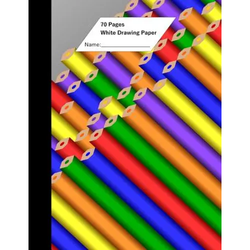 White Drawing Paper (70 Sheets) Pencil Cover - Paperback