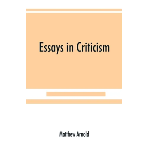 Essays in criticism - Paperback
