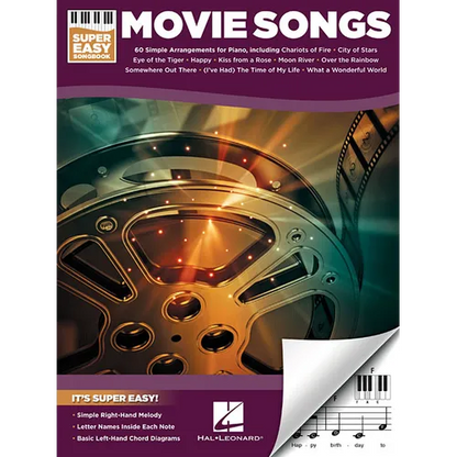 Movie Songs - Super Easy Songbook - Paperback