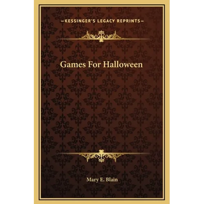 Games For Halloween - Hardcover