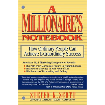Millionaire's Notebook: How Ordinary People Can Achieve Extraordinary Success - Paperback