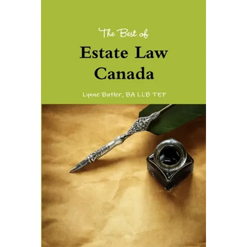 The Best of Estate Law Canada - Paperback
