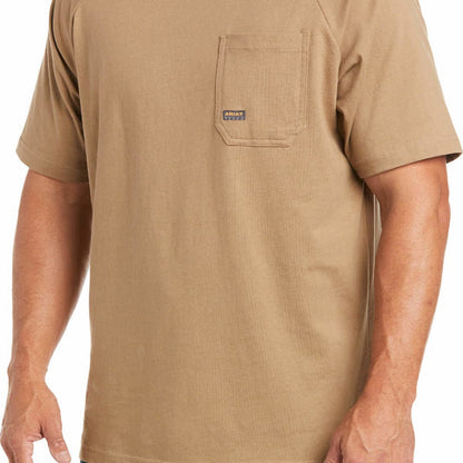 Rebar Khaki Tee | Ariat Mens