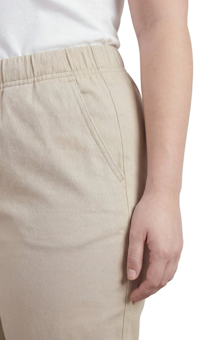 Women's Lightweight Pull-On Denim Jeans — Elastic Waist No Zipper