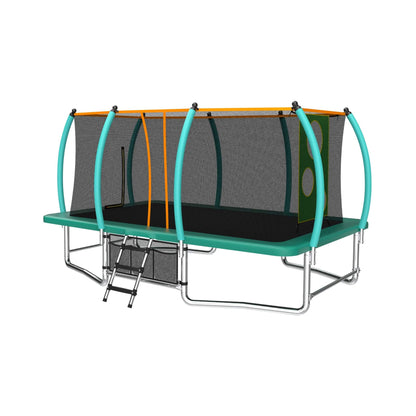 [10X16FT] Large Outdoor Rectangular Trampoline With Netting (SAK83017)