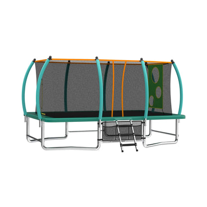 [10X16FT] Large Outdoor Rectangular Trampoline With Netting (SAK83017)