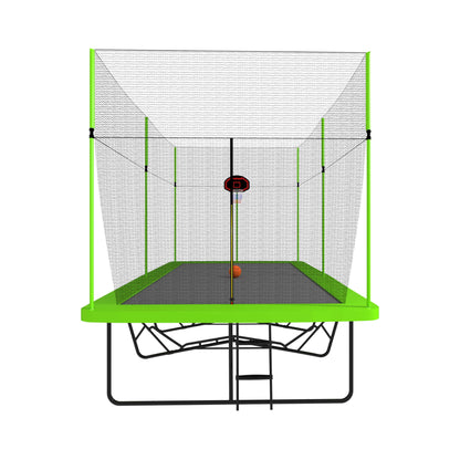 [10X17FT] Large Rectangular Trampoline With Basketball Hoop And Ladder (SAK17482)