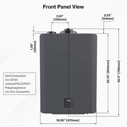 RN 11.0 GPM Outdoor Commercial High-Efficiency Tankless Water Heater (SAK75016)
