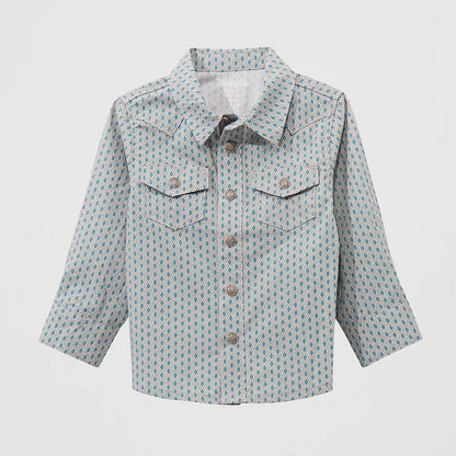 Grey/Blue Print | Wrangler Boy