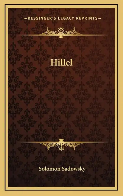 Hillel - Hardcover