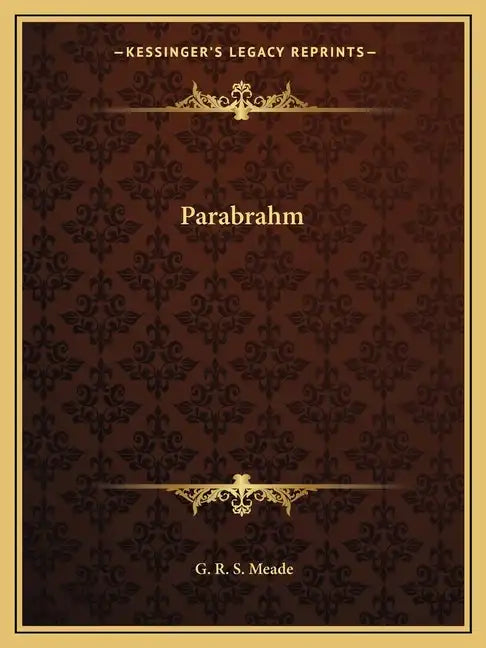 Parabrahm - Paperback