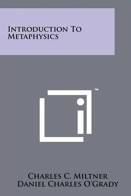 Introduction To Metaphysics - Paperback