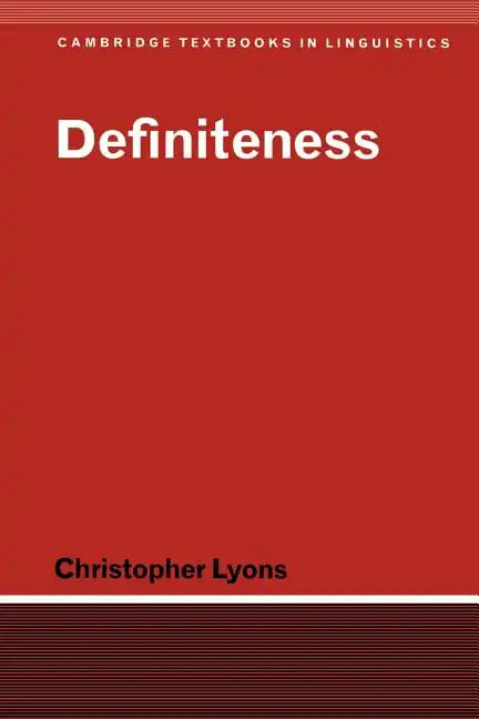 Definiteness - Paperback
