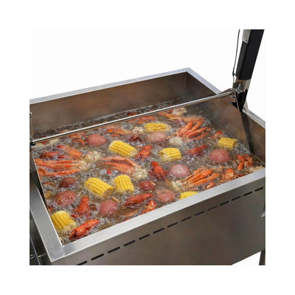 12-Gallon Commercial Outdoor Propane Deep Fryer With Cart (SAK69023)