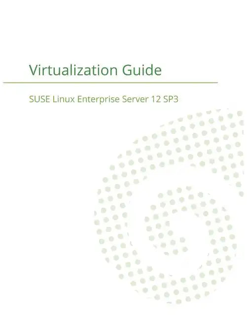 SUSE Linux Enterprise Server 12 - Virtualization Guide - Paperback