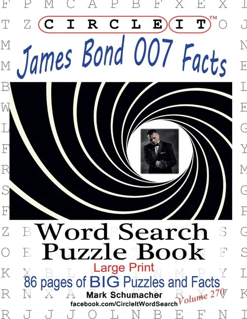 Circle It, James Bond 007 Facts, Word Search, Puzzle Book - Paperback