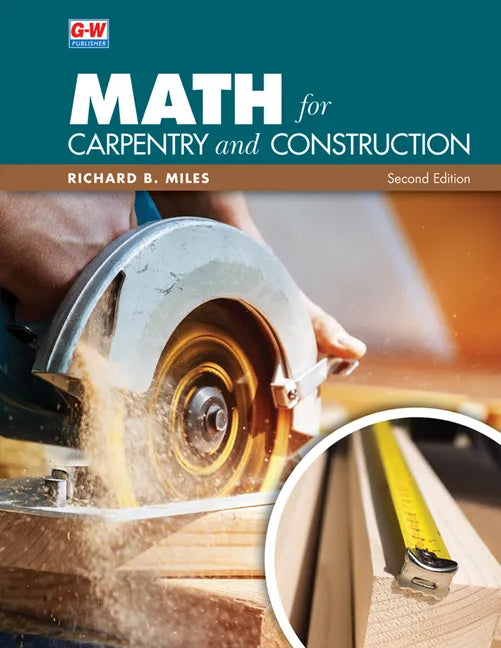 Math for Carpentry and Construction - Paperback