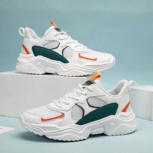 Men's Fashion Platform Sneakers - Casual Athletic Shoes
