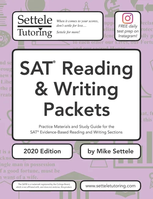 SAT Reading & Writing Packets (2020 Edition): Practice Materials and Study Guide for the SAT Evidence-Based Reading and Writing Sections - Paperback