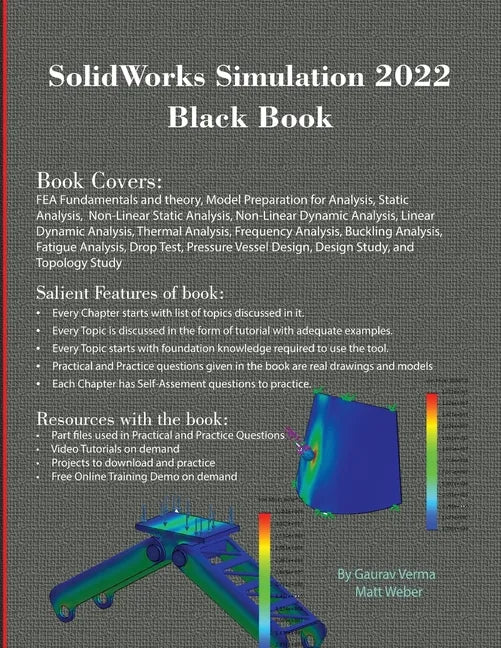 SolidWorks Simulation 2022 Black Book - Paperback