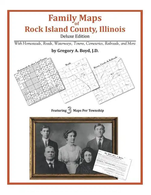 Family Maps of Rock Island County, Illinois - Paperback