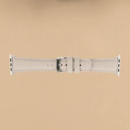 Apple Watch Cream Leather Strap - Boston