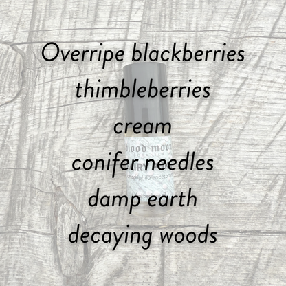 Fairy Puke Perfume Oil - Thimbleberry, Cream, Conifer, Earth