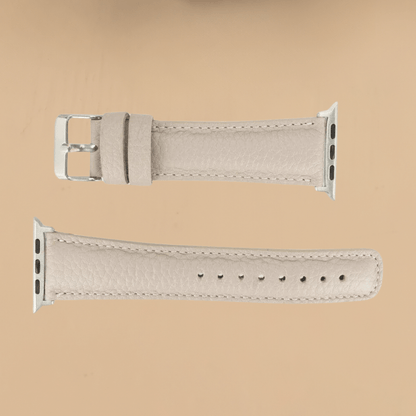 Apple Watch Cream Leather Strap - Boston