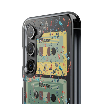 80's Jam Cassette Tapes Clear Mobile Phone Case