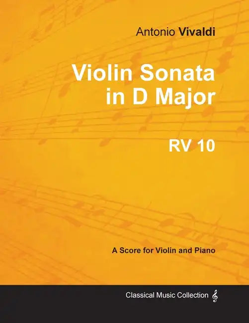 Violin Sonata in D Major RV 10 - For Violin and Piano - Paperback