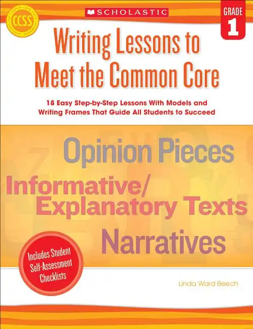 Writing Lessons to Meet the Common Core, Grade 1 - Paperback