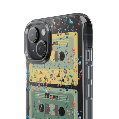 80's Jam Cassette Tapes Clear Mobile Phone Case