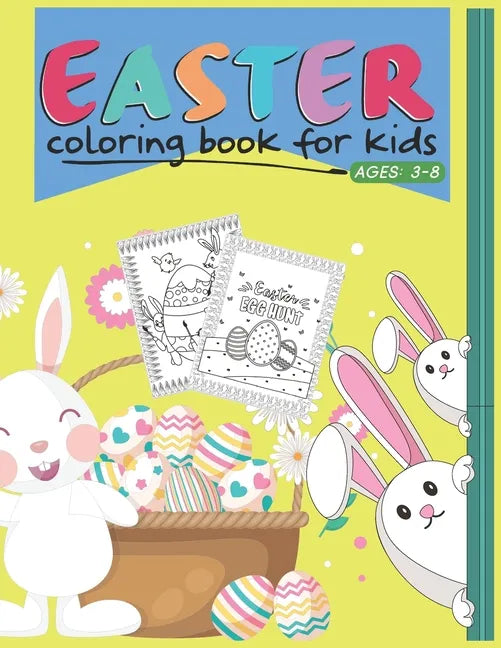 Easter Coloring Book For Kids Ages 3-8: Cool Fun Activity Easter Coloring For Kids. (Little Trees Independent) - Paperback