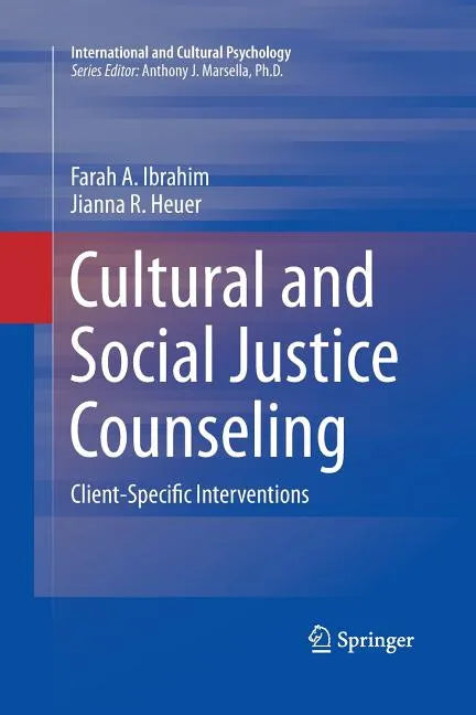 Cultural and Social Justice Counseling: Client-Specific Interventions - Paperback