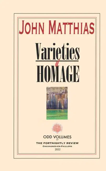 Varieties of Homage - Paperback