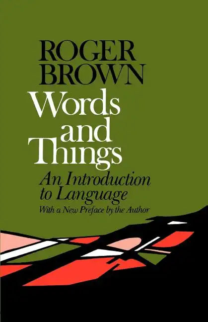 Words and Things - Paperback
