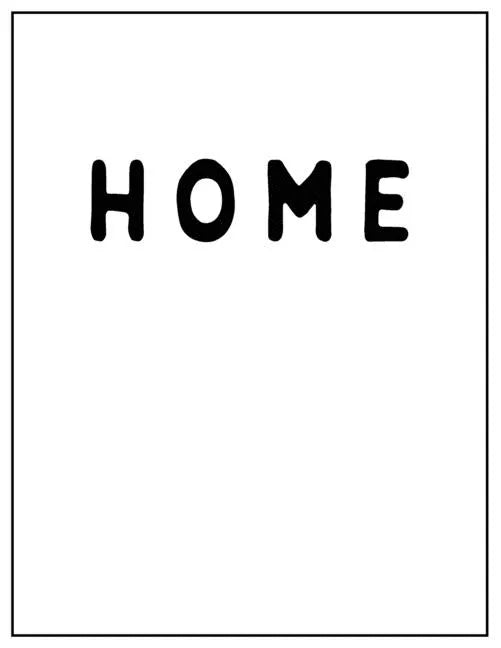 Home: Home Black and white Decorative Book - Perfect for Coffee Tables, End Tables, Bookshelves, Interior Design & Home Stag - Paperback