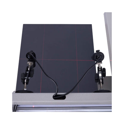 [16X24-Inch] Pneumatic Sliding Dual-Platen Hot Press Machine With Infrared Positioning And Air Compressor (SAK46729)
