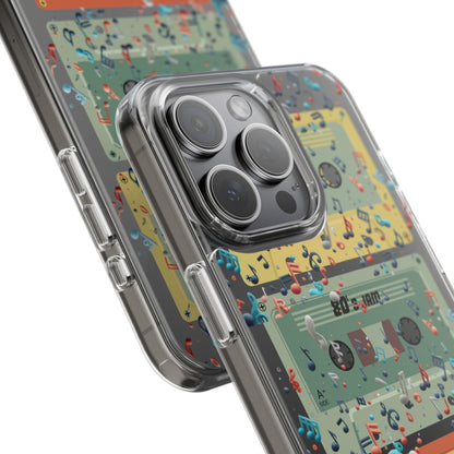 80's Jam Cassette Tapes Clear Mobile Phone Case