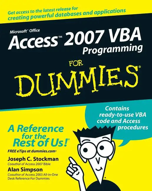 Access 2007 VBA Programming for Dummies - Paperback