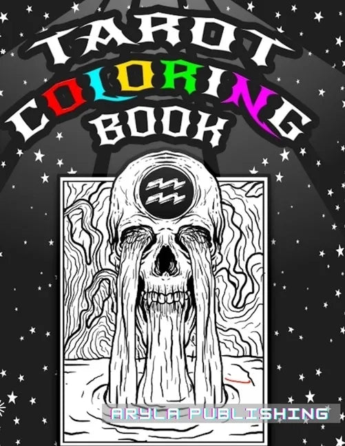 Tarot Coloring Book: Adult Colouring Fun Stress Relief Relaxation and Escape - Paperback