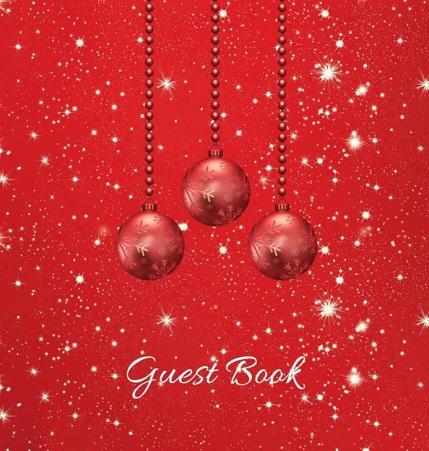 Christmas Party Guest Book (HARDCOVER), Party Guest Book, Birthday Guest Comments Book, House Guest Book, Seasonal Party Guest Book, Special Events & - Hardcover
