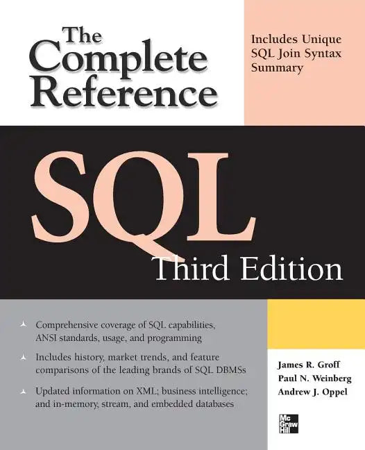 SQL the Complete Reference, 3rd Edition - Paperback