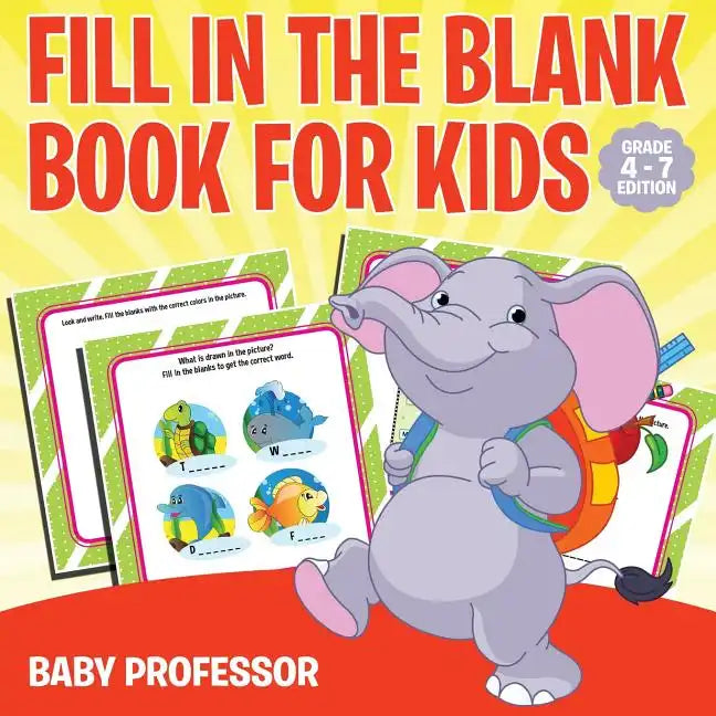 Fill in the Blank Book for Kids Grade 1 Edition - Paperback