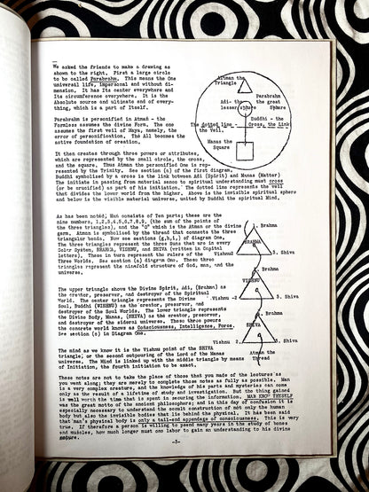 Super Faculties and Their Culture (Special Class) — Manuscript Series : Number Forty Three — Manly P. Hall — 1924